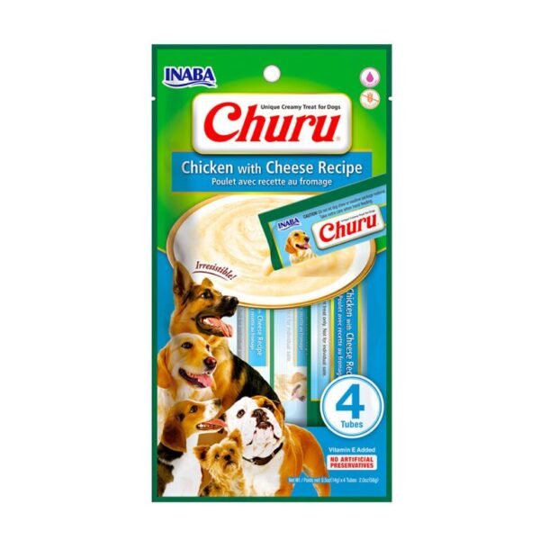 CHURU CÃES SABOR FRANGO COM QUEIJO