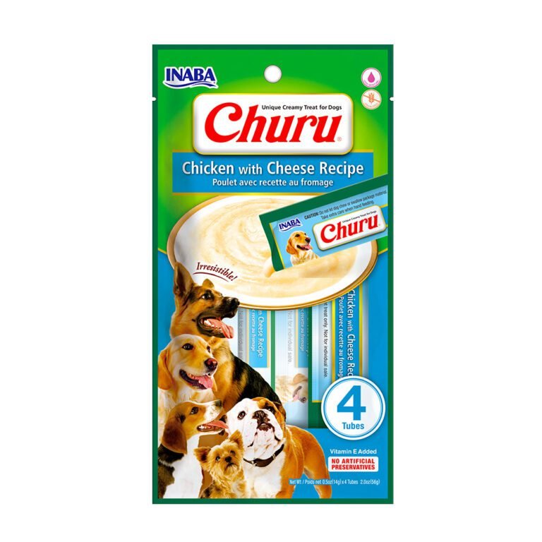 CHURU CÃES SABOR FRANGO COM QUEIJO