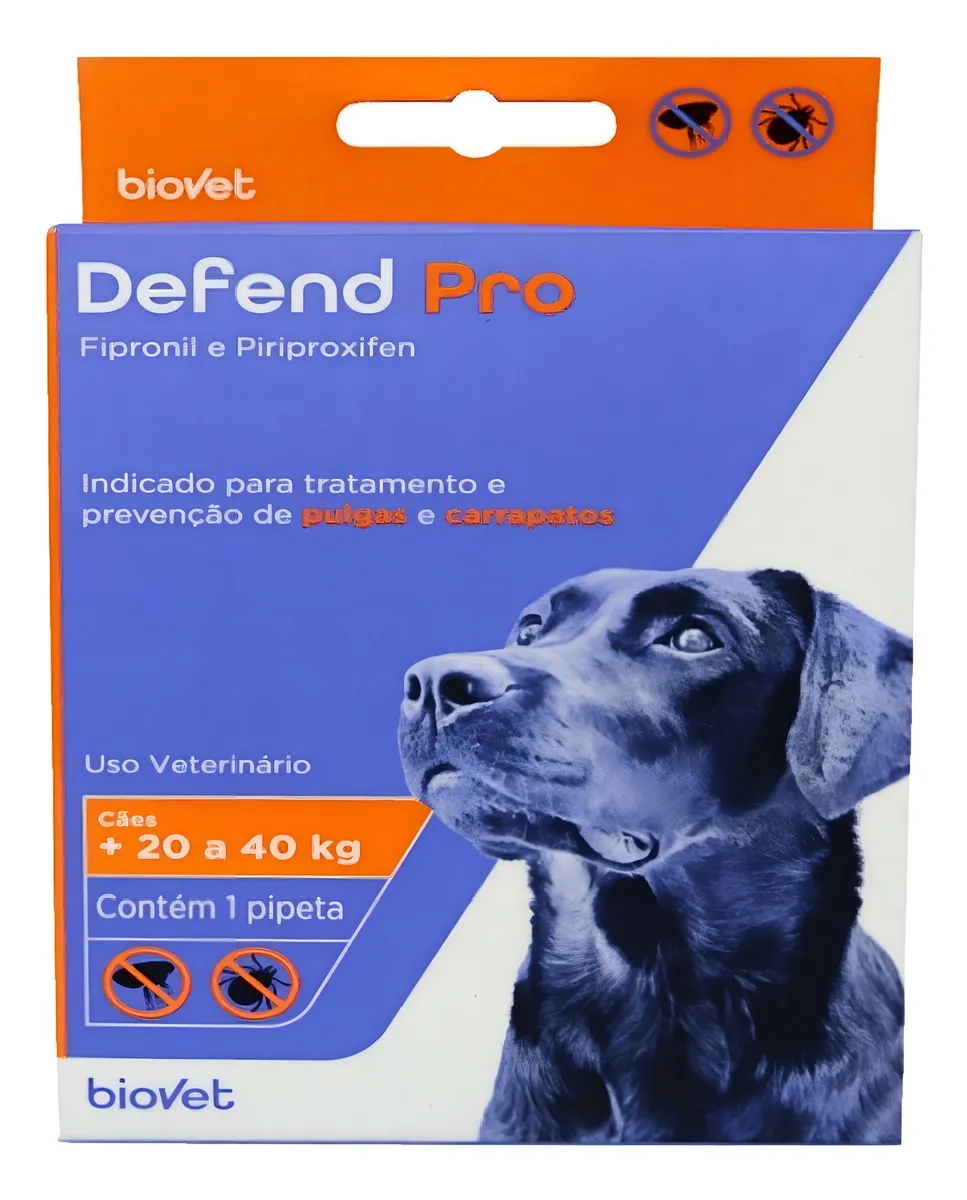 DEFEND PRO CÃES  20 A 40KG